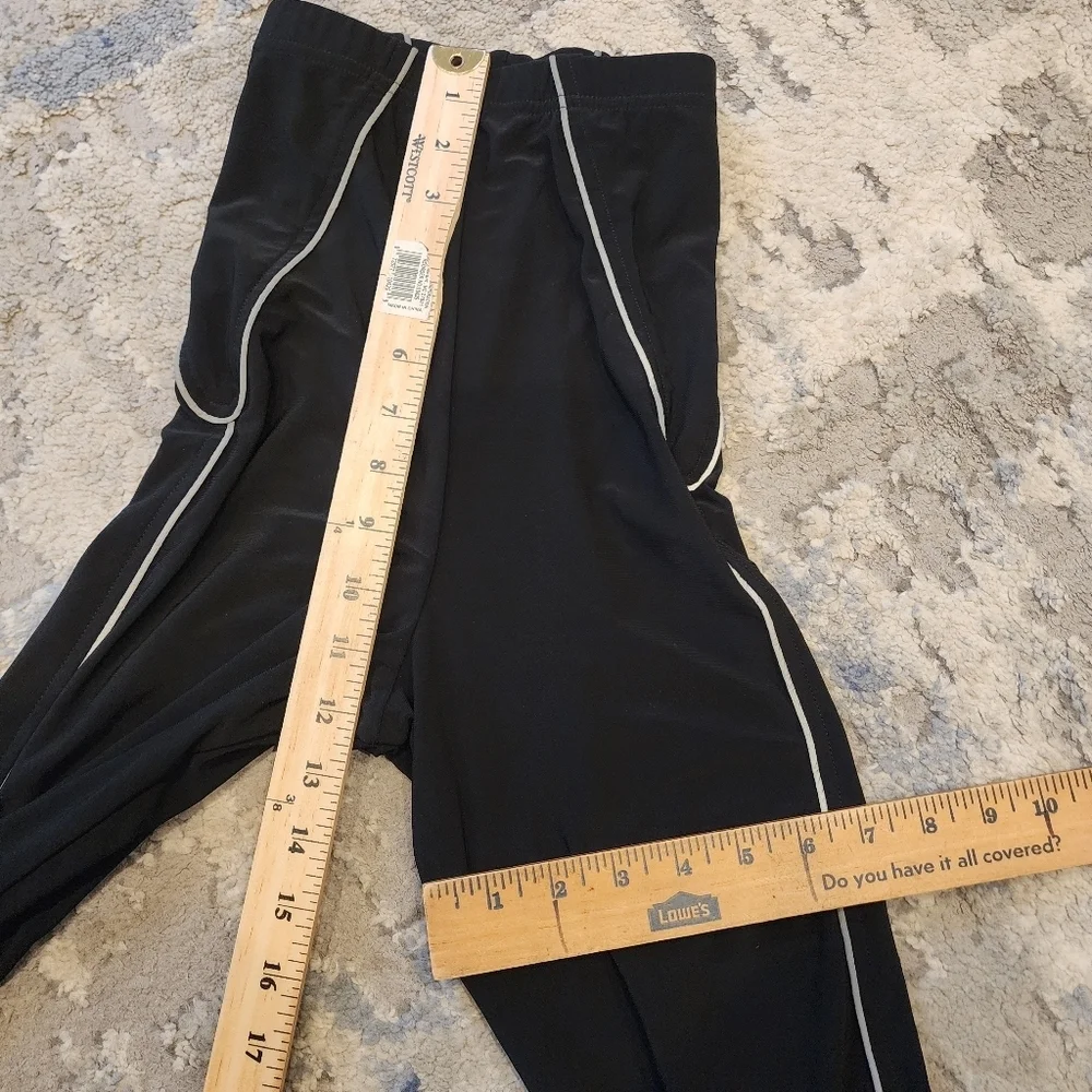 ASOS AYM highrise bodycon black legging with‎ contrast piping. Size XS.